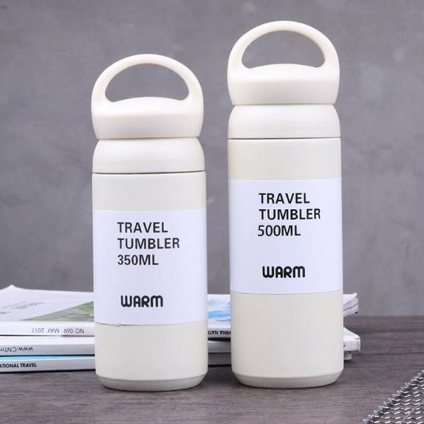 Powder Coated Insulated Travel Coffee Mug Regular Tumbler Stainless Steel Double