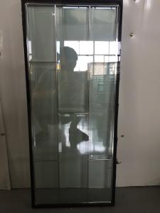Quality chrome caming decorative door galss wholesale