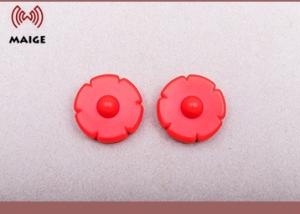 Quality Red EAS Rfid Security Tag Three Balls Clutch Lock CE / ROHS Approved wholesale