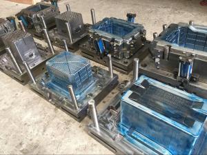 Quality 10kg Capacity Plastic Fruit Basket Making Machine / Hot Runner Plastic Basket Mold wholesale