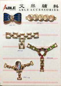 Quality Metal Clothing Rhinestone Shoe Buckles Crystal Shoes Decoration Accessories wholesale