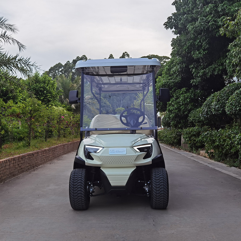 6 Front+2 Rear Seats Electric Golf Buggy With Long Range Battery