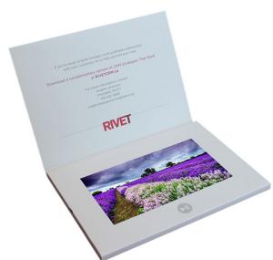 Quality Folded Paper Product Type Lcd Screen Video Player Brochure For Business Gift Custom Size wholesale