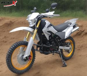 Quality Single Cylinder 200cc Dual Sport Motorcycle Two Pipes Muffler Alloy 4 Stroke Dirt Bike wholesale