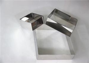 Quality RK Bakeware China Foodservice NSF Custom Stainless Steel Square Mousse Cake Ring wholesale