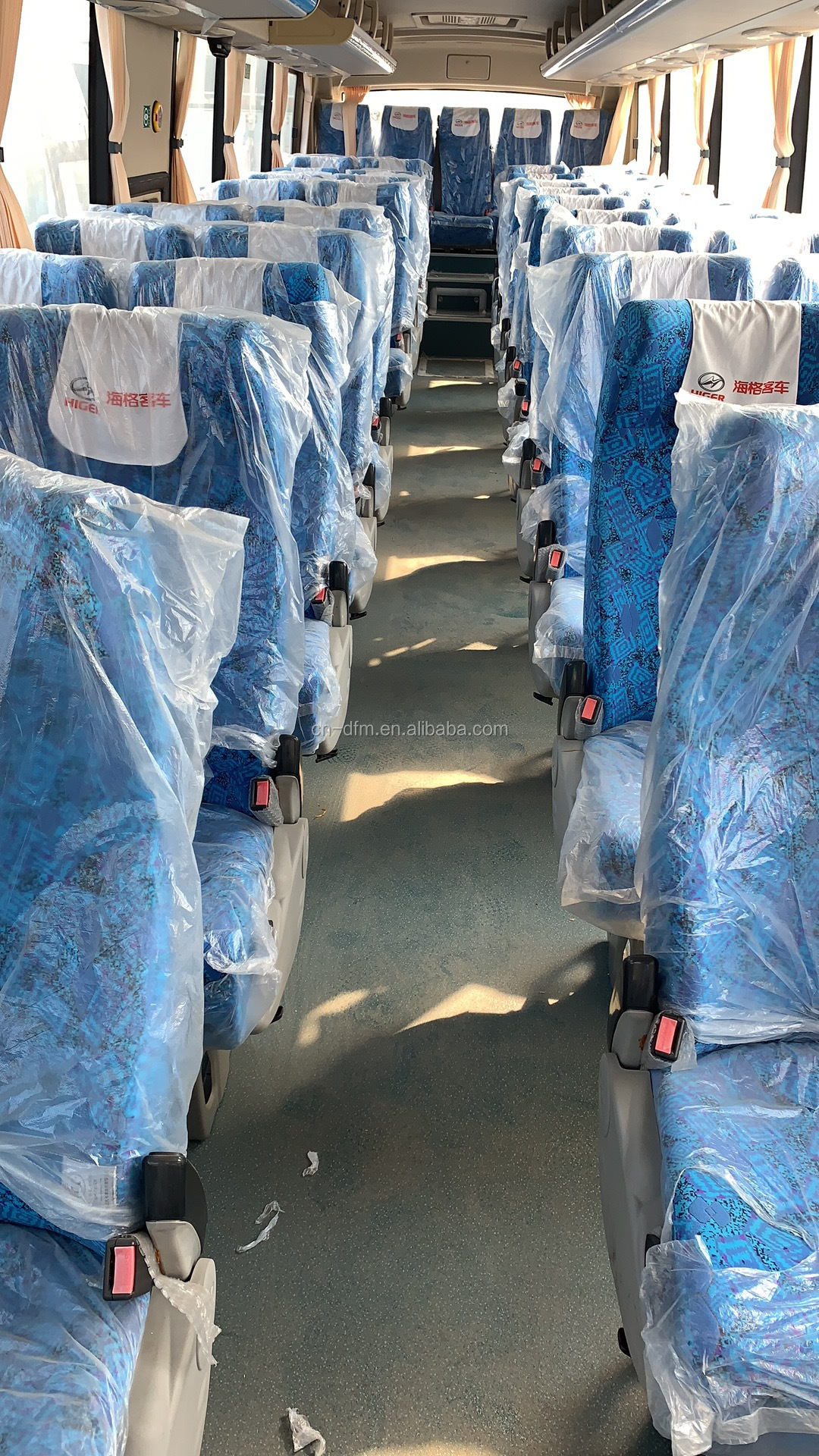 Kinglong Used Coach Bus Manual Transmission LHD Drive Excellent Performance