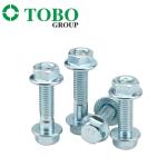 High Quality DIN6921 M6 M8 M10 Carbon Steel Hexagon Serrated Flange Bolt Nut