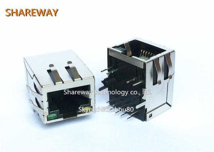 2250013-1 RJ45 Connector With Integrated Transformer For HUB,PC card, Switch, Route, PC Mainboard, SDH, PDH, IP Phone
