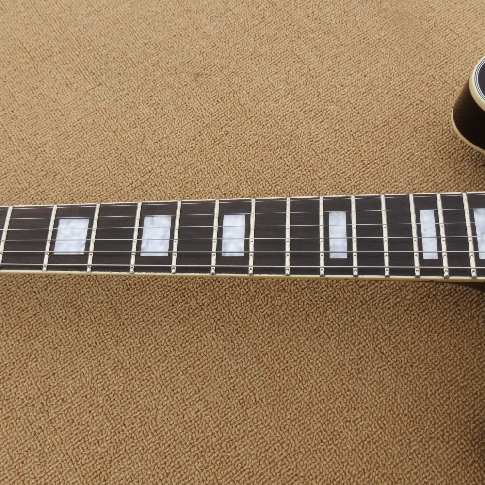 Hot Selling China L5 Electric Guitars Tiger Flame Finish