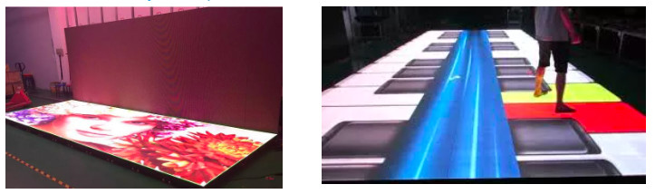 Waterproof Indoor Portable Led Screen Floor Tiles ODM ICN2153