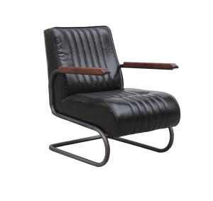 Quality Genuine Antique Leather Armchairs Width Seat Leather Retro Office Chair wholesale