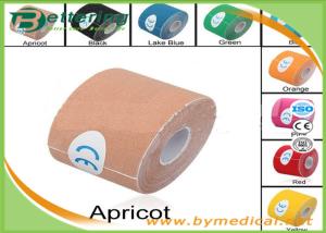 Quality 5cmX5m Sports Physiotherapy Tape Kinesio Tape Kinesiology cotton elastic sports muscle tape with Various colours wholesale