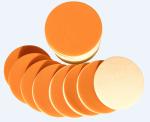 Abrasive Soft Foam Sponge Pad Sanding Disc Sheet 100x75mm Orange Purple Brown