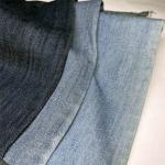T400 Cotton Viscose Shrink Resistant Twill Denim Fabric Weave For Jeans