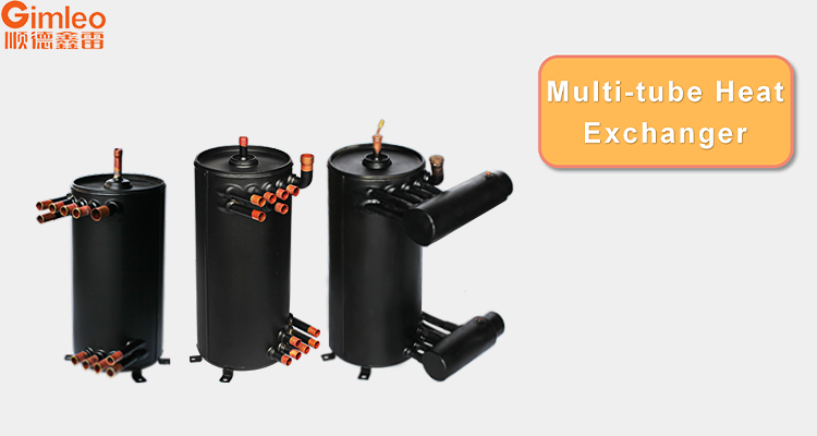30kw Multitube Heat Exchanger GAK12-CMF-4 Top Performance For Refrigeration Parts With Cooling Capacity