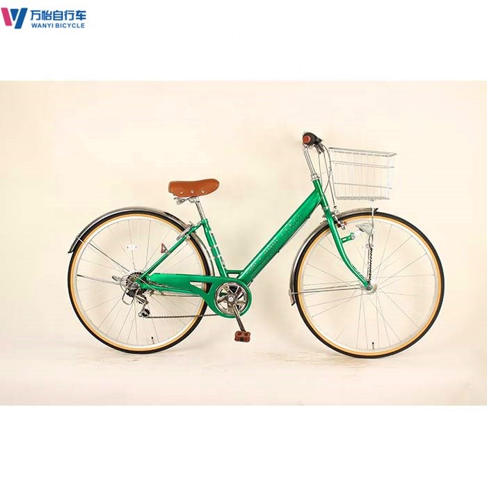Customized Men And Women 27 Inch Adults Bike Shimano Six Speed City Bike