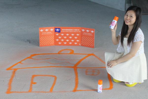 Fluorescent Colorful Temperary Washable spray marking paint Environmental
