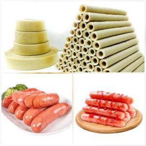 Quality 20mm Natural Colour Food Grade Edible Casings For Sausages wholesale