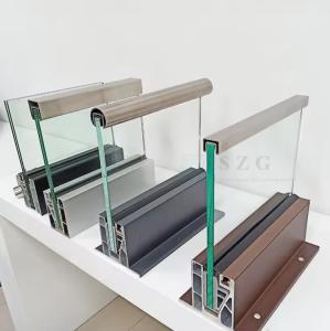 Quality Lamel U Channel Glass Balustrade Top Mounted Installation With Laminated Glass wholesale