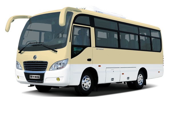 7.00R16LT Tires and Air-Conditioned Business Luxury Dongfeng 24-40 Seat Medium Tourism Bus