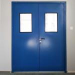 Stainless Steel Clean Room Door Environmental Protection Double Swing Door For