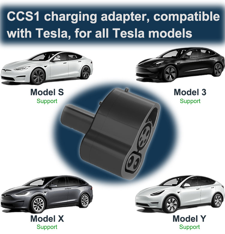 CCS1 to Tesla EV Charger Adapter 250A for Energy Tesla IP Degree Charging Station IP 55 Efficiency ≥98