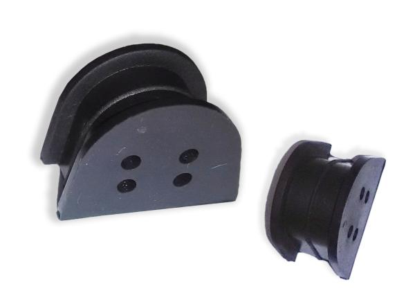Horseshoe Rubber Grommets Plugs Multiple Hole For Electrical Cable Sealing