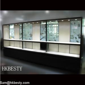 Quality Diamond &amp; Sapphire Jewellery Display Wall Cabinet wholesale