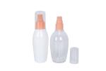 PET 120ml 150ml OEM Plastic Lotion Pump Bottles Customized Color Cream Comestic