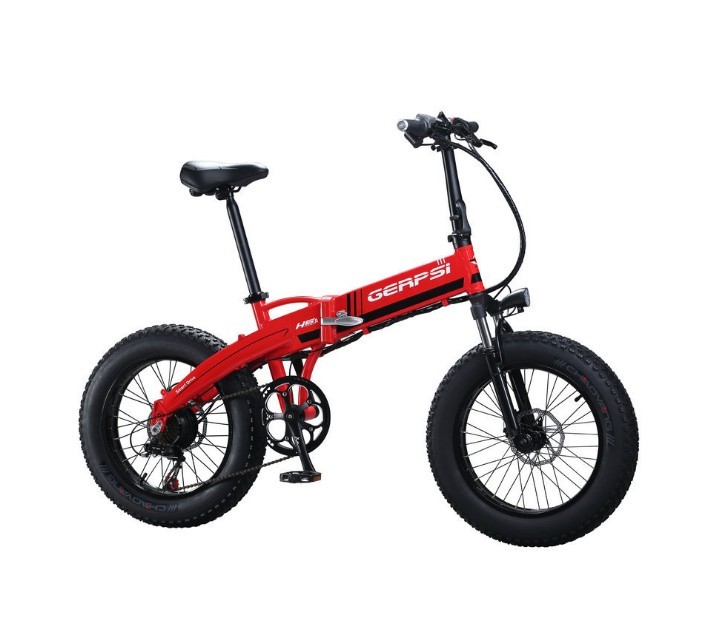 Aluminum 350W 36V 20 Inch Fat Tyre Folding Electric Bike