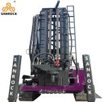 153KW Crawler Water Well Drilling Rig Lifting Force 50T Hydraulic Borehole