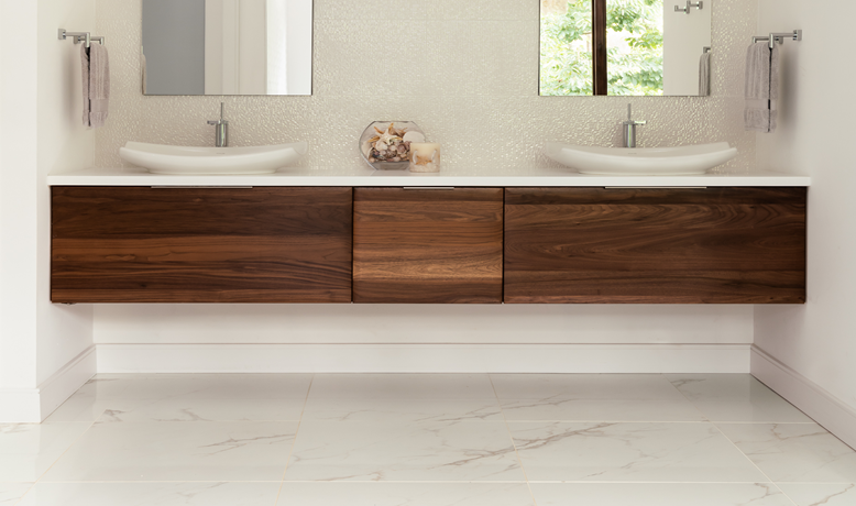 YALIG Luxury Bathroom Furniture Cabinet with Customized Color and 38-46 in Width