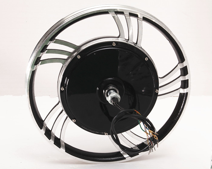 Die - Casting Rimmed Brushless Wheel Hub Motor Safety Small Working Current