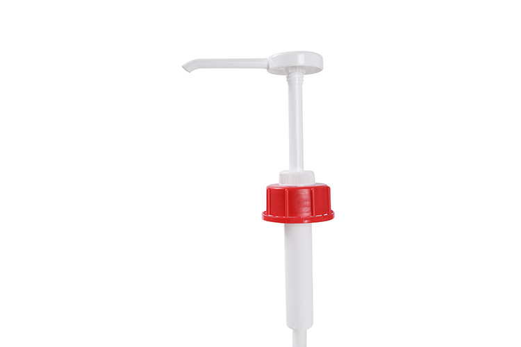 UKR30 57mm Closure 15cc 30cc Red Plastic Ketchup Sauce Dispenser Pump of Pilfer Proof Closure Design