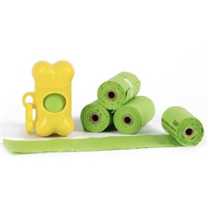 Quality pet printing biodegradable epi dog poop waste bag disposable environmental wholesale