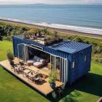 Mobile Prefabricated Detachable Container Home 20FT Steel Frame Premium House
