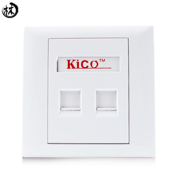 Factory Good Price Dual Type 86 Network Faceplate Wall Charger Outlet Power