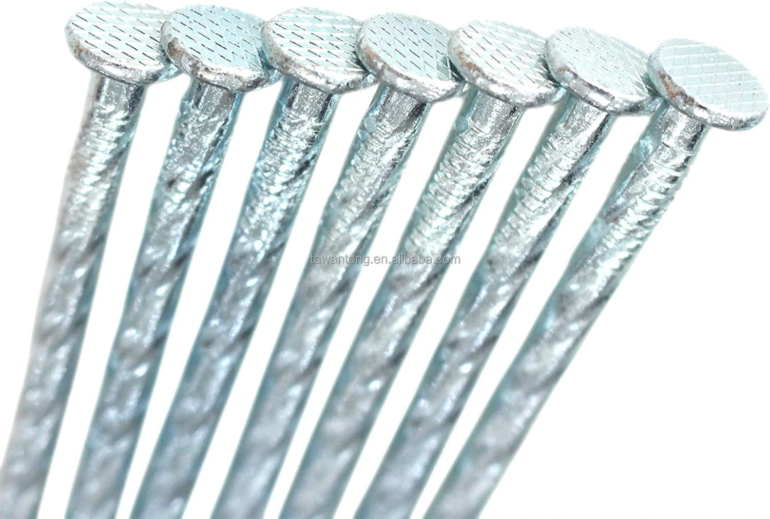 10inch Common Nail Galvanized Metal Spiral Nails for Artificial Grass Landscape Stake