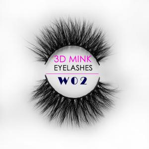 Quality Black Color 25MM Mink Lashes 100% Handmade Craft Customized Thickness wholesale
