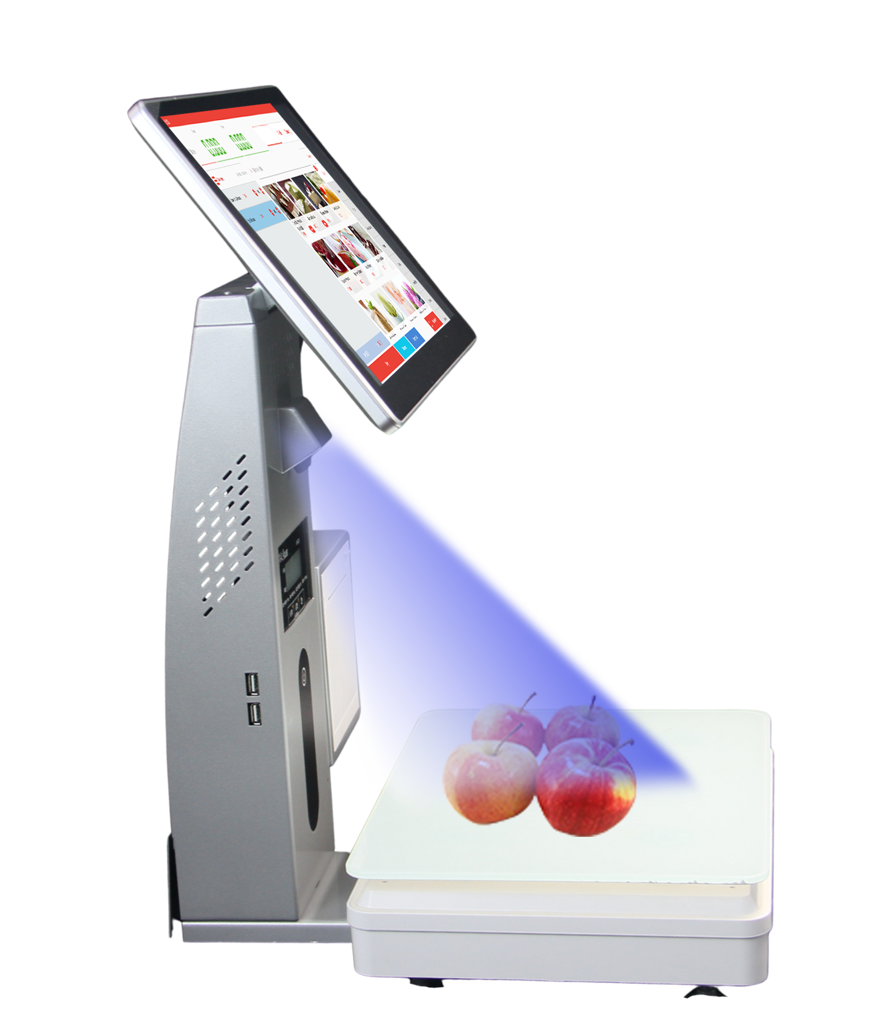 15.6'' Main Screen and 11.6'' Customer Screen Smart AI Scale with NTEP Certification