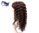 Deep Wave 100 Human Hair Full Lace Wigs With Baby Hair Brazilian Hair