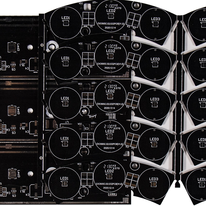 Halogen Free Fr4 PCB Printed LED Circuit Board Assembly Services