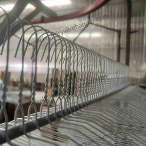 Quality 18inch Notched Coated Wire Hangers For Laundry Service wholesale