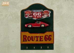 Quality Resin Car Wall Decor Wood Wall Envelope Holder Decorative Wall Plaques Pub Sign Green Color wholesale