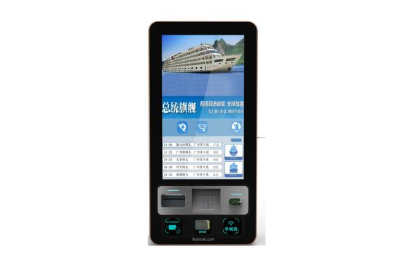 Wall Mounted Kiosk Self Service Payment Kiosk , 32 Inch Self Payment Kiosk