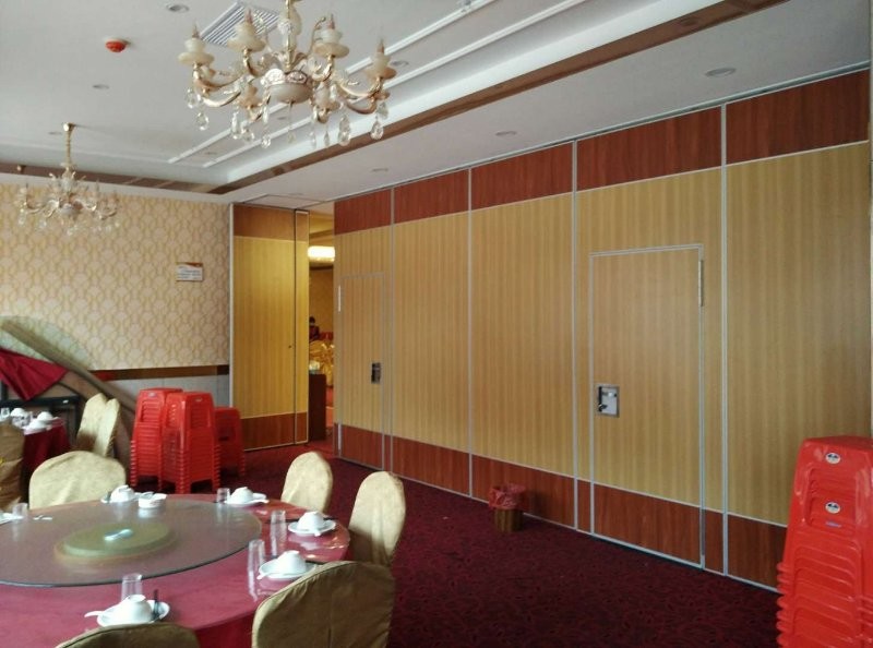 Acoustical Mobile Folding Sliding Partition / Classroom Wall Partitions