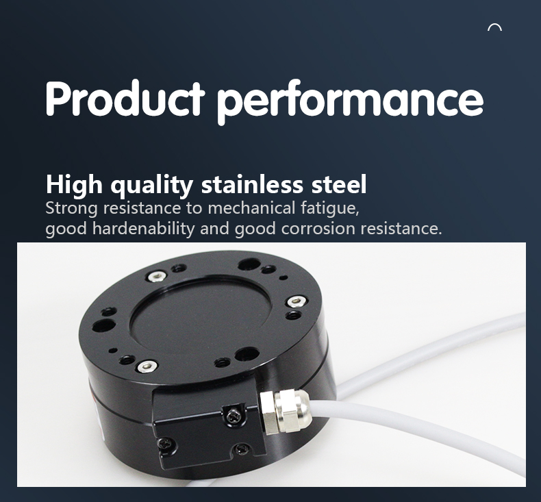 Stainless Steel Multidimensional Transducer Multi Axis Transducer 6 Force Torque Sensor For Industry Robot