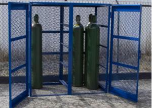 Quality Customized Sizes / Colors Metal Gas Cylinder Cages Easy Install 800*900*430mm wholesale