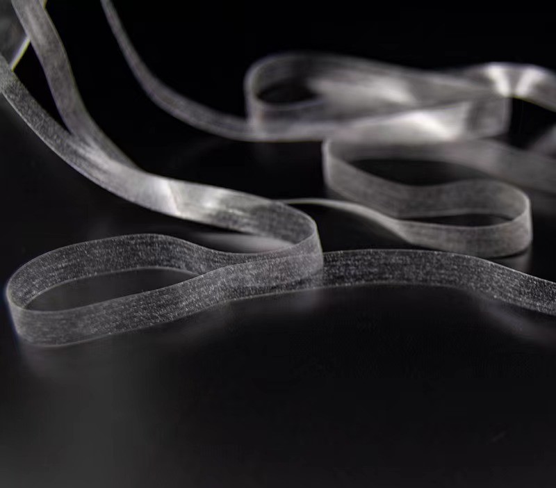 5012 Elastic Natural Color TPU Mobilon Tape Dull Polish TPU Tape Black TPU Yarn Elastic TPU Filament Yarn