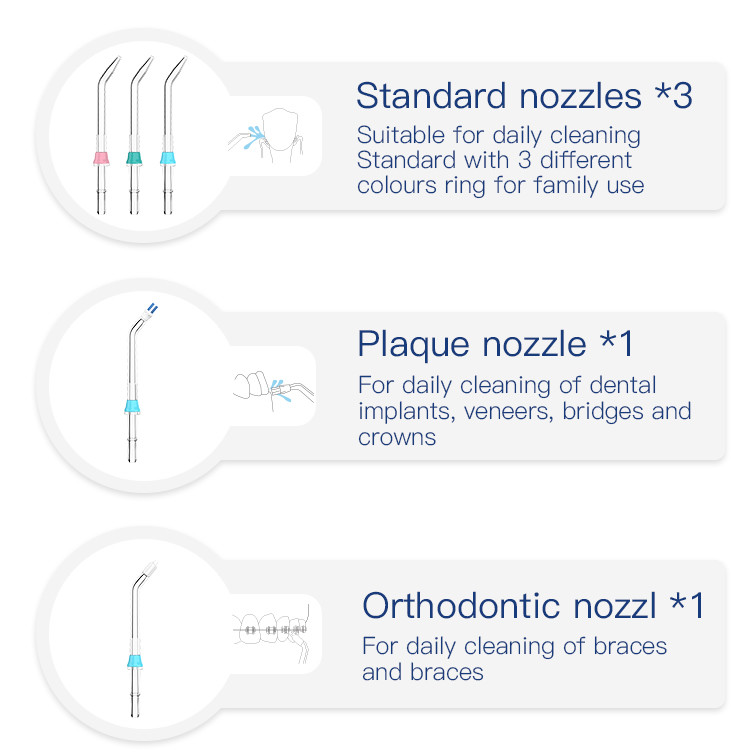ABS PC Oral Hygiene Water Flosser Teeth Whitening Clean 600ml